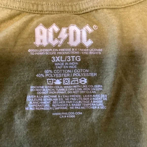 AC/DC Band T-shirt. Size 3XL - Picture 4 of 8